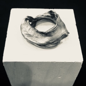 'SKINS' Organic Sculptural Sterling Silver Ring 'SKINS' Organic Sculptural Sterling Silver Ring