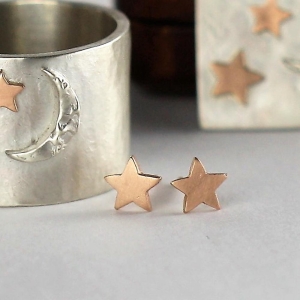 Dainty 9ct Gold Star Studs Dainty 9ct Gold Star Studs