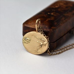 Rose Gold Diamond Fairy Necklace Rose Gold Diamond Fairy Necklace