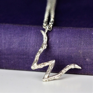 Twig Initial Necklace - A to Z Twig Initial Necklace - A to Z