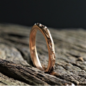 Gold Rustic Treasure Ring - 2.3 mm Gold Rustic Treasure Ring - 2.3 mm