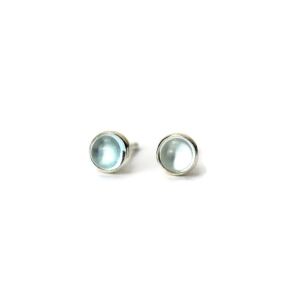 Gypsy Silver Aquamarine Studs Gypsy Silver Aquamarine Studs