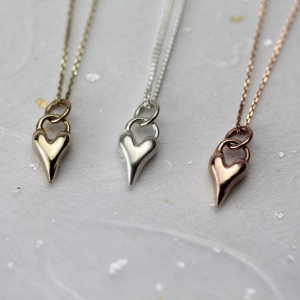 Wild at Heart 9ct Gold or Silver Dainty Necklace Wild at Heart 9ct Gold or Silver Dainty Necklace