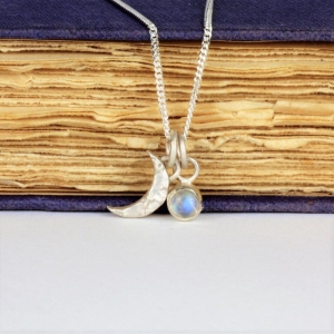 Crescent Moon Charm Necklace Crescent Moon Charm Necklace