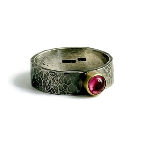 Tourmaline Blossom Hammered Ring Tourmaline Blossom Hammered Ring