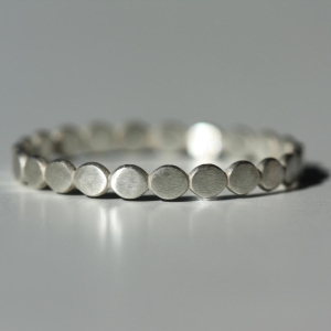 Plain Silver Pebble Ring Plain Silver Pebble Ring
