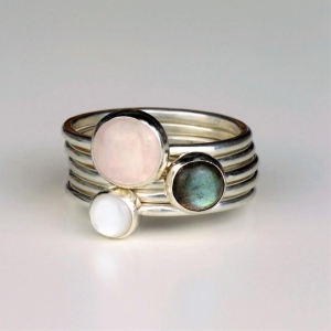 Romance Silver Stacking Ring Romance Silver Stacking Ring