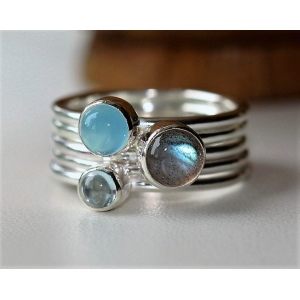 Sea Breeze Gypsy Stacking Ring - Gold or Silver Sea Breeze Gypsy Stacking Ring - Gold or Silver