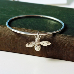 Silver Bumble bee Bangle Silver Bumble bee Bangle
