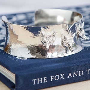 3D Silver Fox Cuff Bracelet 3D Silver Fox Cuff Bracelet