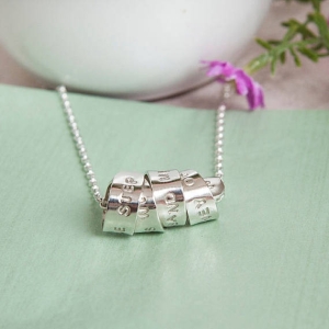 Personalised Life Story Scroll Necklace Personalised Life Story Scroll Necklace