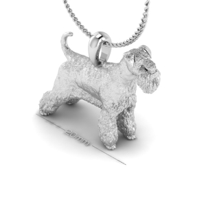 Silver Schnauzer Pendant Silver Schnauzer Pendant