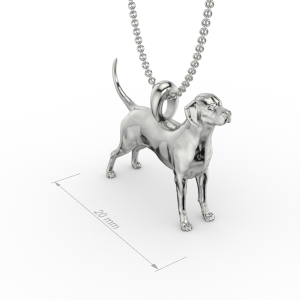 Silver Dalmation Pendant Silver Dalmation Pendant