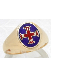 Conclave Red Cross of Constantine Signet Ring