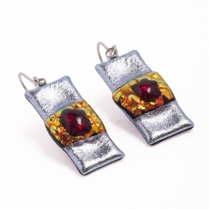 AVALON’S SPIRIT ELAINE FINE ART GLASS DROP EARRINGS LADY OF THE LAKE AVALON’S SPIRIT ELAINE FINE ART GLASS DROP EARRINGS LADY OF THE LAKE