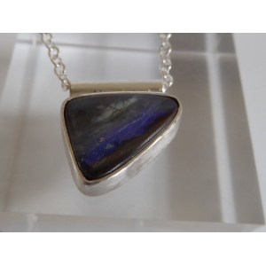Australian Yowha Opal stone free form silver pendant Australian Yowha Opal stone free form silver pendant
