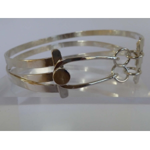 Sterling silver cuff bangle artisan jewellery Sterling silver cuff bangle artisan jewellery