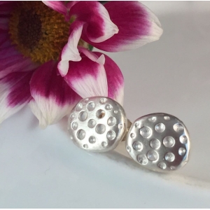 Sterling Silver Dot Earrings Sterling Silver Dot Earrings