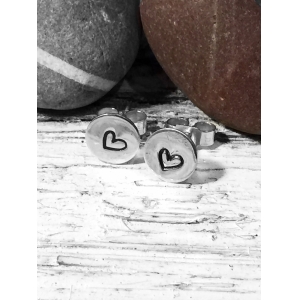 Sterling Silver Heart Studs Sterling Silver Heart Studs