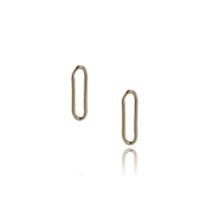 Gold Paper Clip Earrings (Mini) Gold Paper Clip Earrings (Mini)