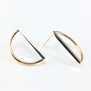 Profile Earrings - Flat Profile Earrings - Flat