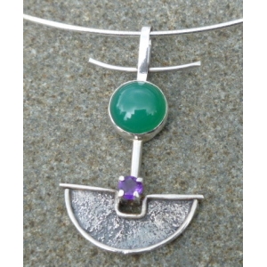 Onyx & Amethyst Pendant Onyx & Amethyst Pendant