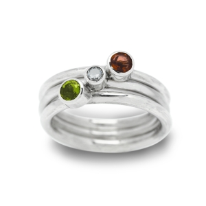 Gemstone Stacker Ring Gemstone Stacker Ring