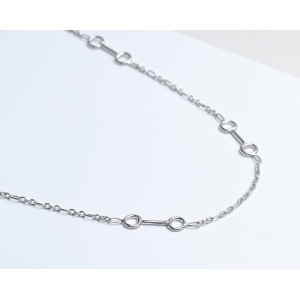 Sterling Silver Snaffle Necklace Sterling Silver Snaffle Necklace