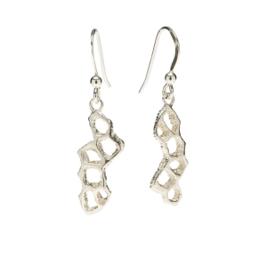 Sterling Silver dangle Coral Earrings. Sterling Silver dangle Coral Earrings.