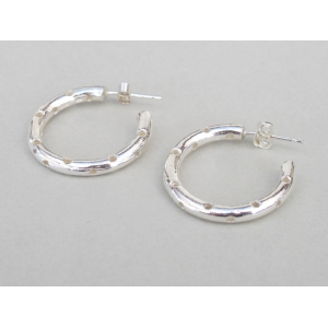 Sterling silver hoop earrings Sterling silver hoop earrings