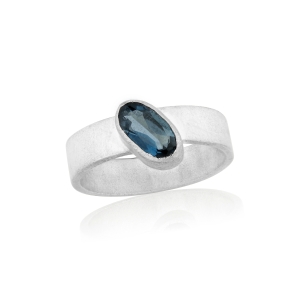 London Blue Topaz sterling silver ring London Blue Topaz sterling silver ring