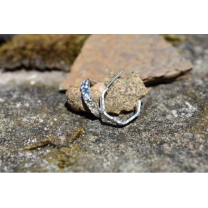 Dappled Light Angular Hoop Earrings Dappled Light Angular Hoop Earrings