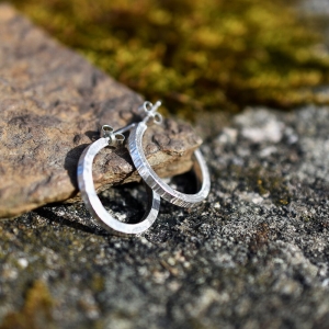 Granite Hoop Earrings Granite Hoop Earrings
