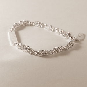 Silver Byzantine & Bar Bracelet Silver Byzantine & Bar Bracelet