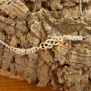 Silver Byzantine and Knot Necklace Silver Byzantine and Knot Necklace