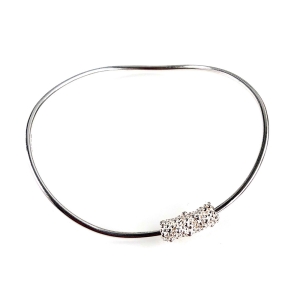 Envelop bead on an organic bangle Envelop bead on an organic bangle