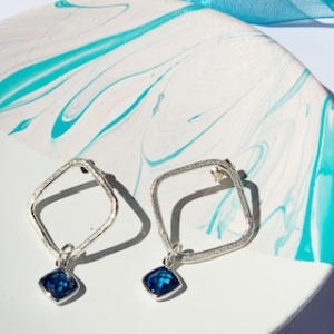 Deep Blue Charm Earrings Deep Blue Charm Earrings