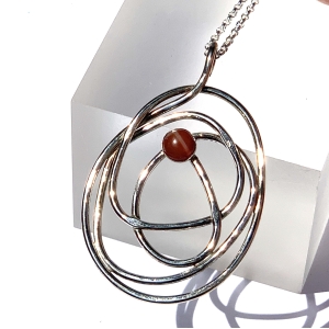 Carnelian Swirl Necklace Carnelian Swirl Necklace
