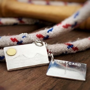 'Over the Sea' Postcard Necklace 'Over the Sea' Postcard Necklace