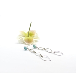 Chalcedony lotus petal drops Chalcedony lotus petal drops