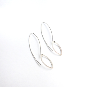Long wire lotus earrings Long wire lotus earrings