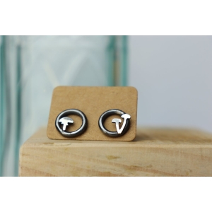 Sterling silver mushroom earrings, mushroom jewellery, mushroom studs, forest jewellery, nature jewellery, toadstool jewelry, toadstools Sterling silver mushroom earrings, mushroom jewellery, mushroom studs, forest jewellery, nature jewellery, toadstool jewelry, toadstools