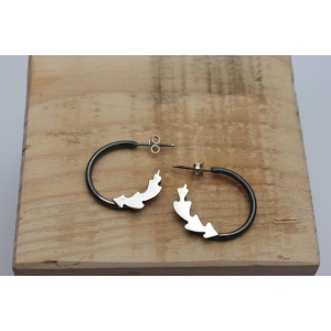 Oak Leaf Hoop Earrings Oak Leaf Hoop Earrings