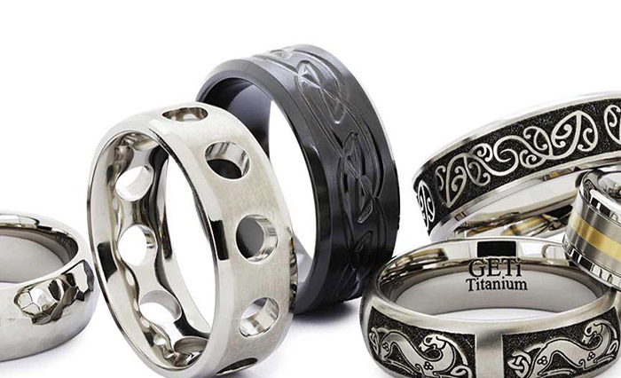 Mens Titanium wedding rings UK