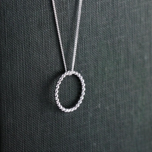 Circle of Life Silver Necklace