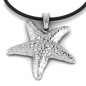 Silver Starfish pendant