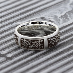 Celtic Hare Silver Ring