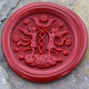 Gemini Sign Peel and Stick Wax Seals