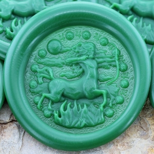 Sagitarius  Sign Peel and Stick Wax Seals