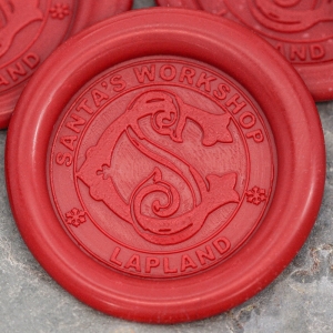 Santa's Workshop Peel and Stick Wax Seals